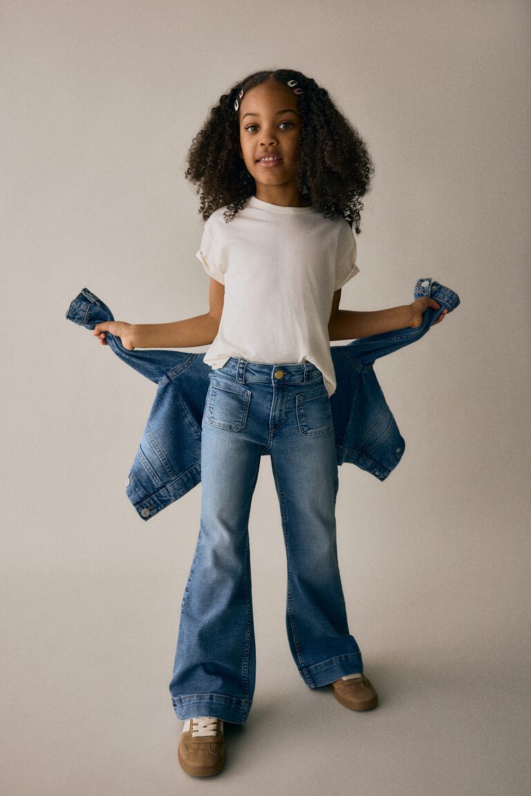 Flared Leg Jeans