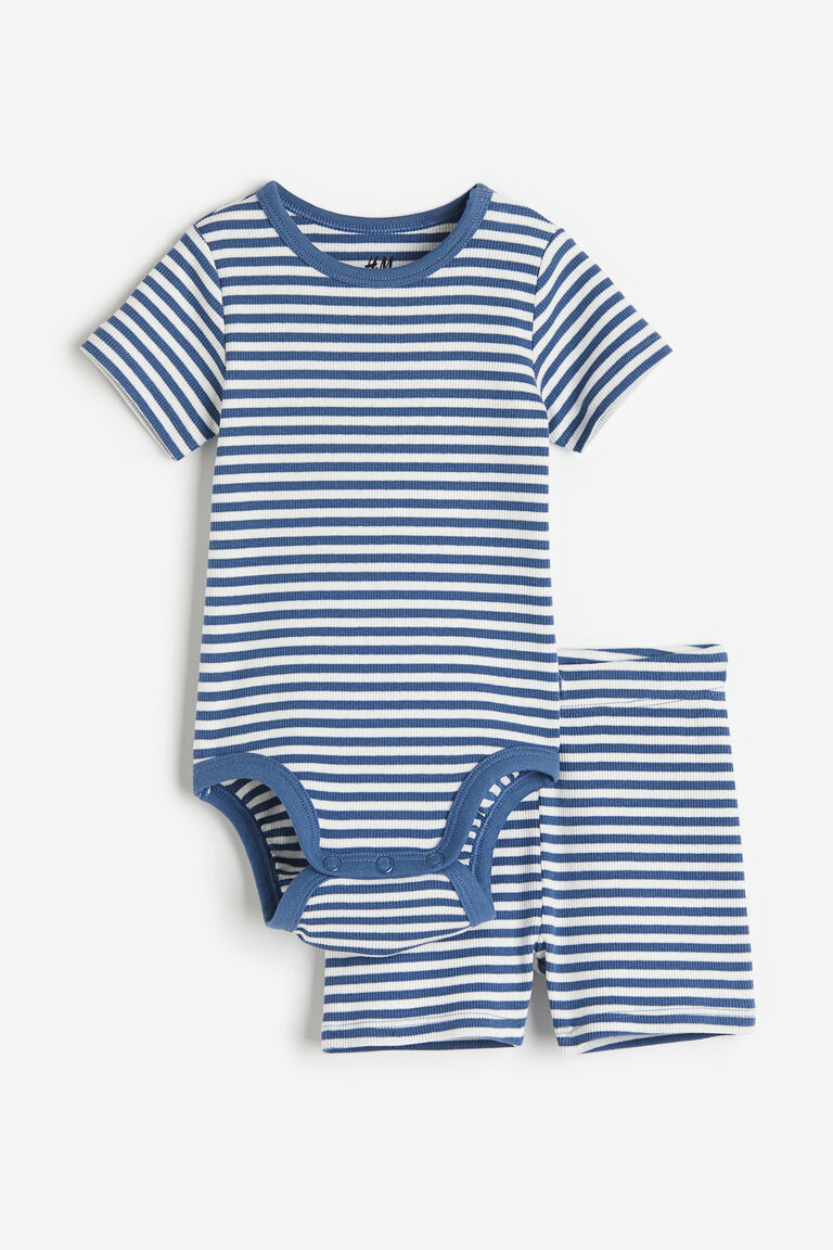 Raised Rib 2 Piece Set