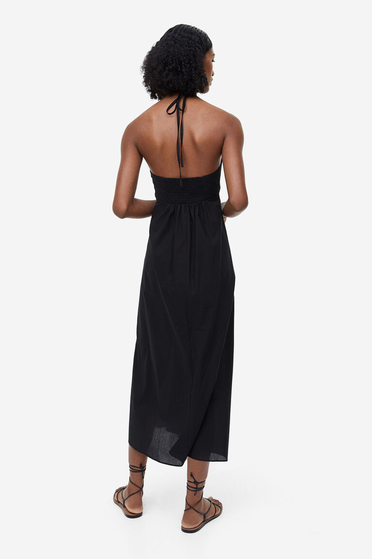Cotton halterneck dress