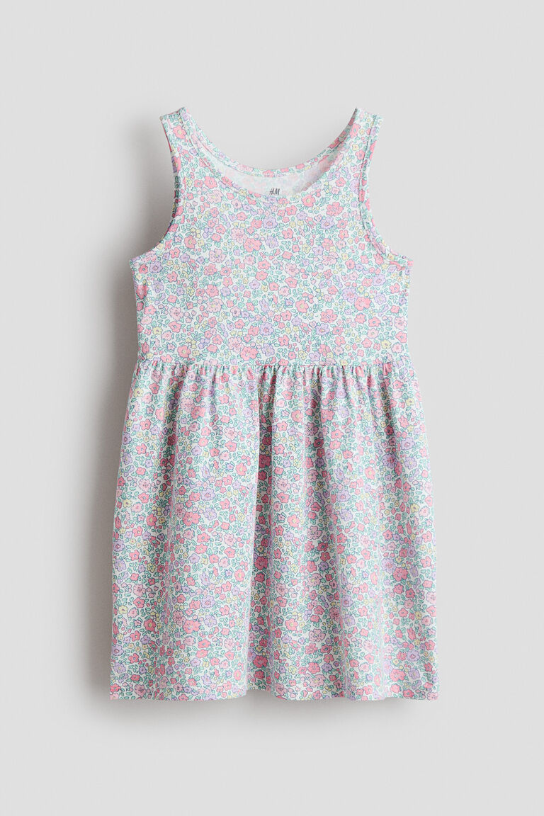 Patterned cotton dress