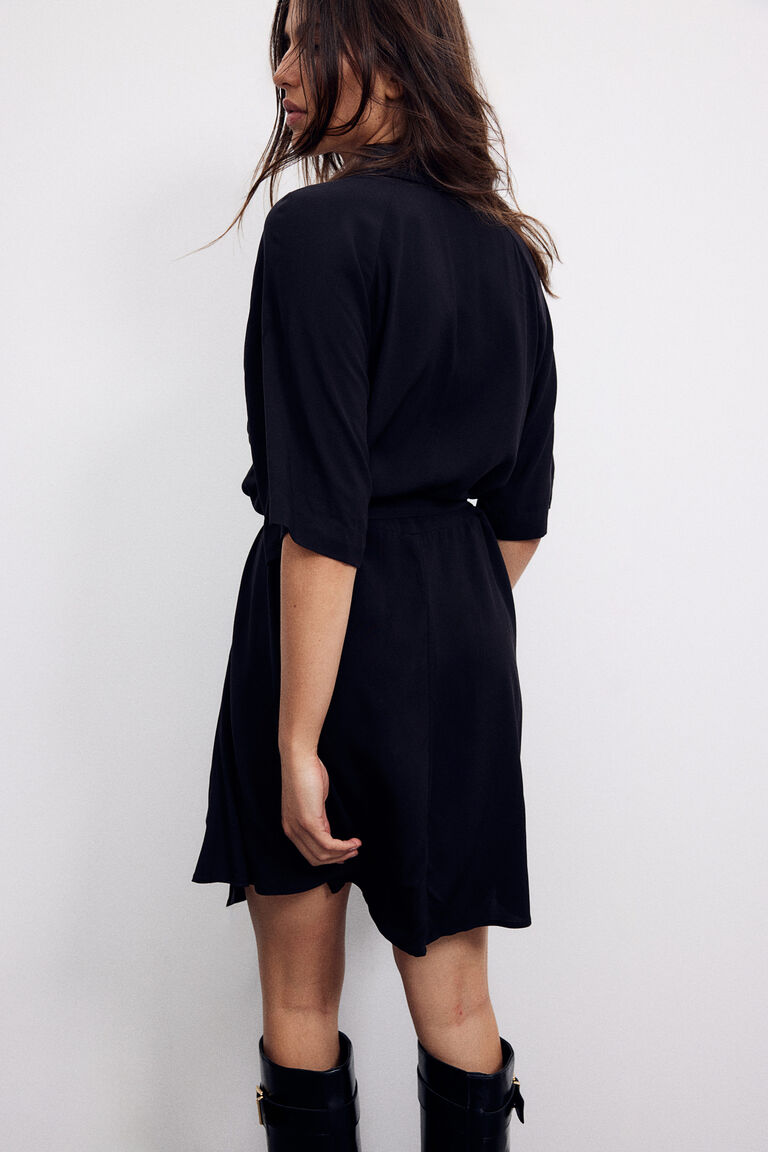 Tie-belt shirt dress main image 1