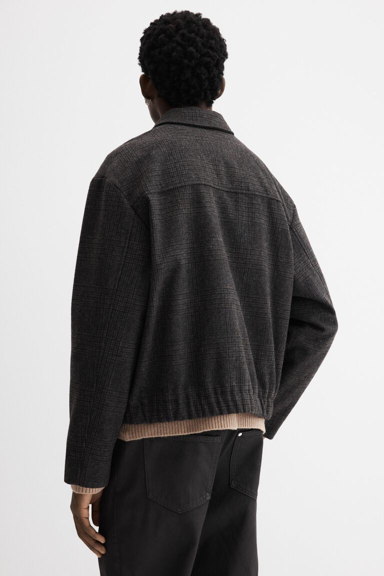 Regular Fit Felted shacket