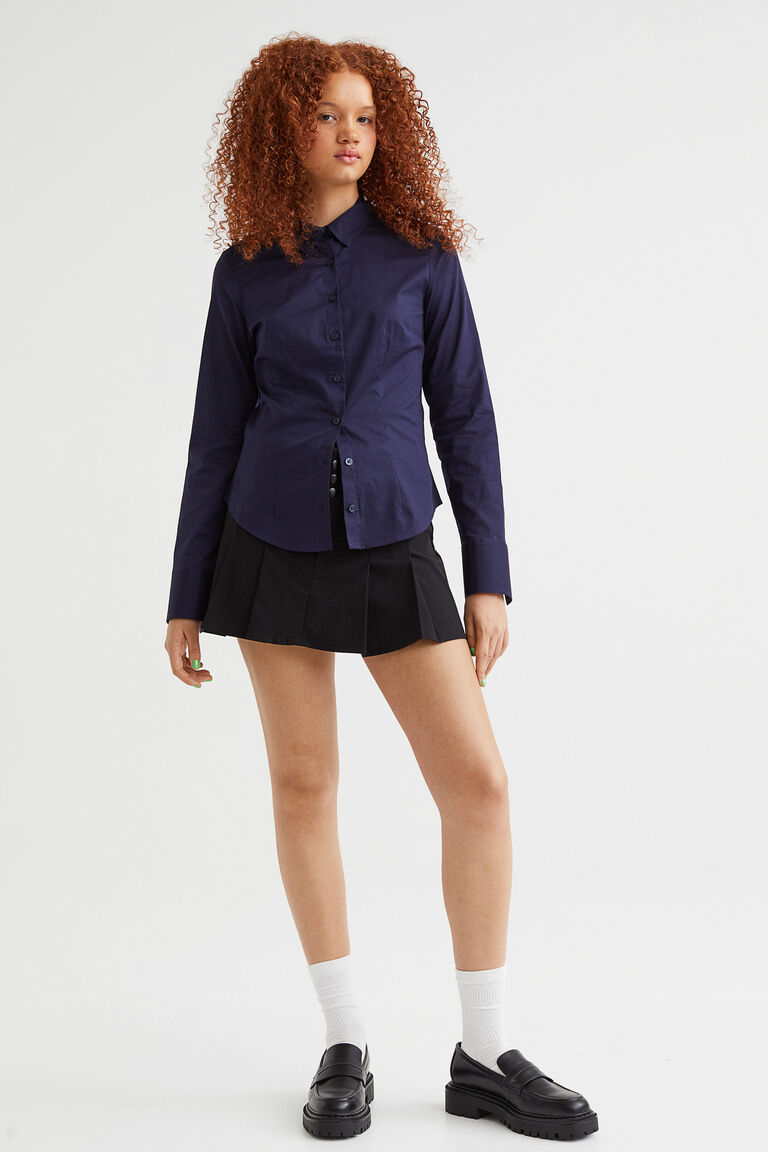 Hana Cotton Poplin Embroidered Pants main image 0