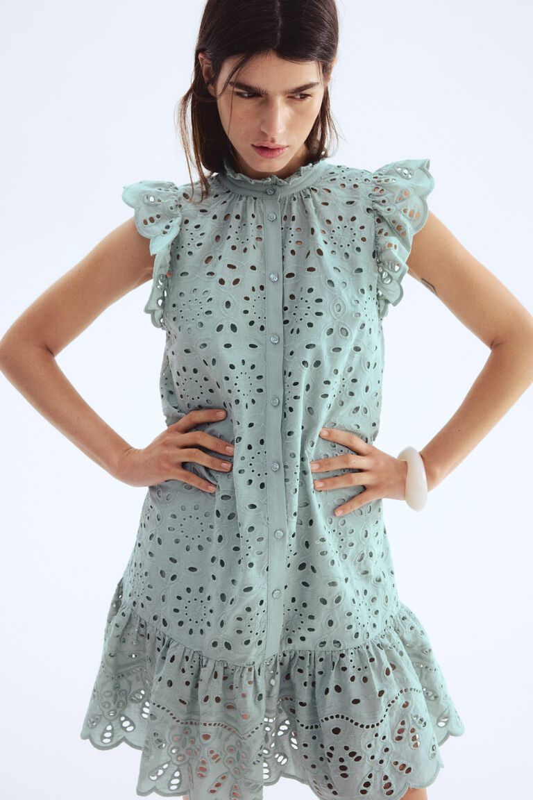 Broderie anglaise dress
