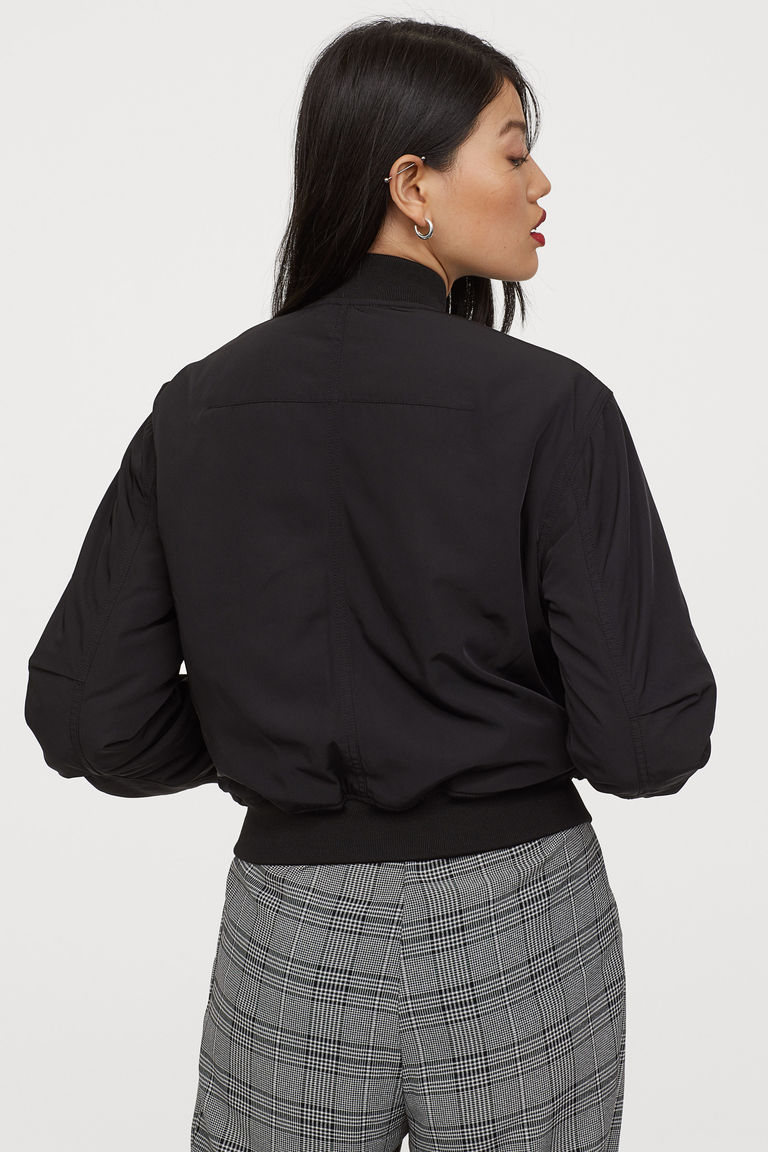 Padded bomber jacket