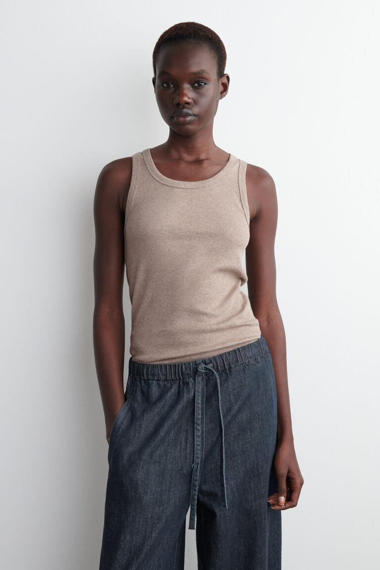 RIBBED TANK TOP