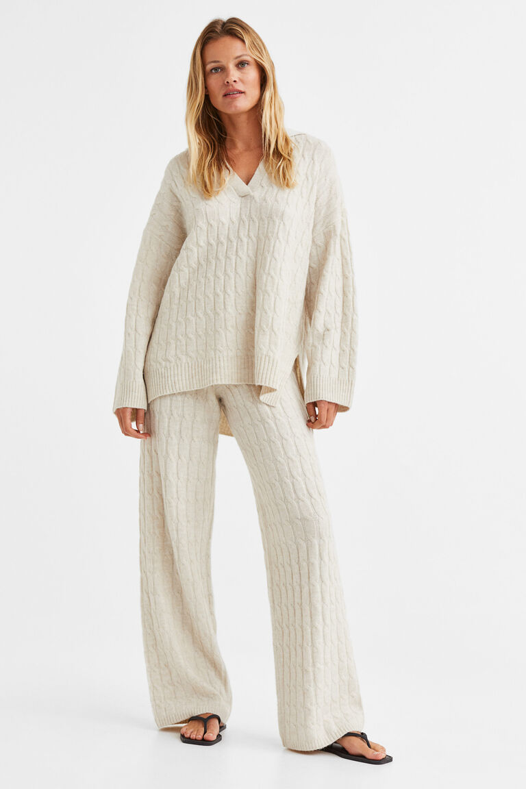 Cableknit jumper