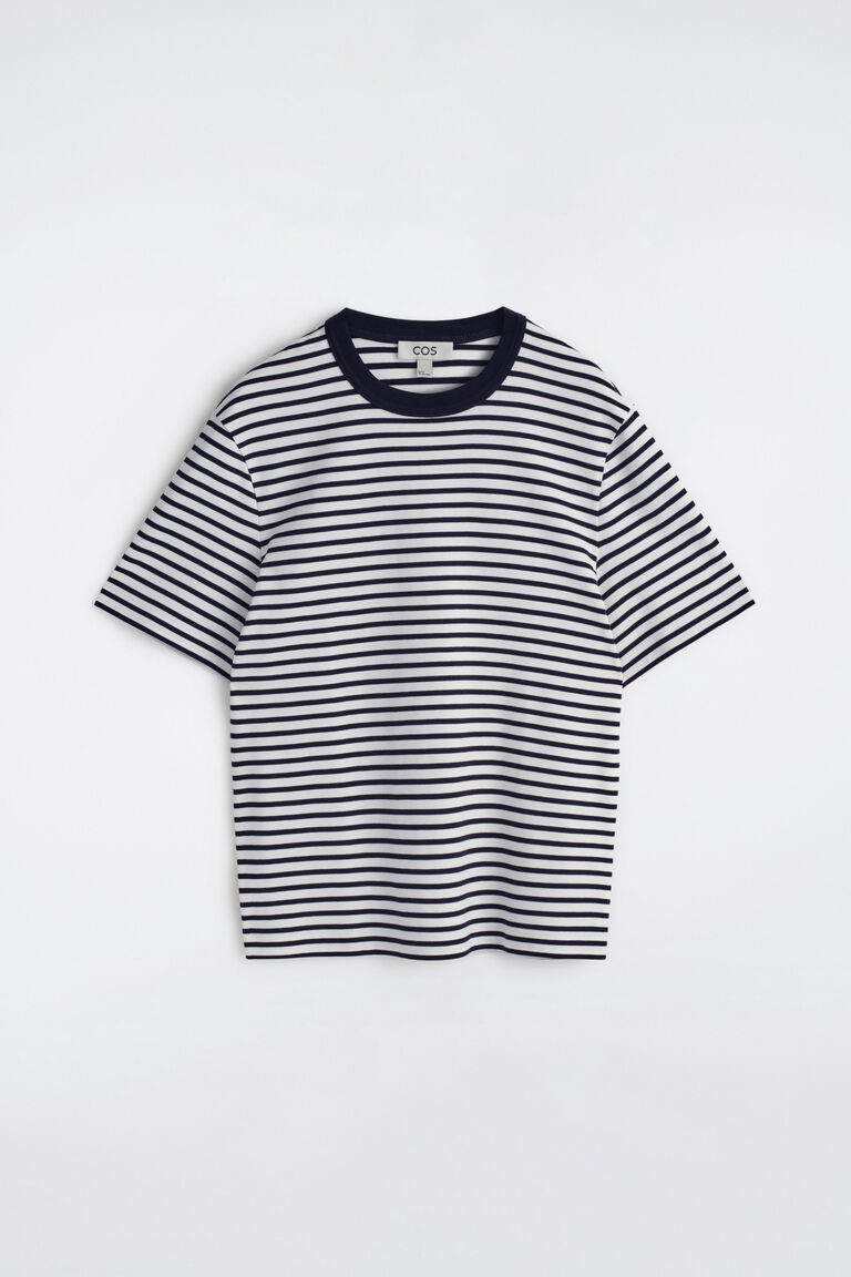 INTERLOCK COTTON CREW-NECK T-SHIRT