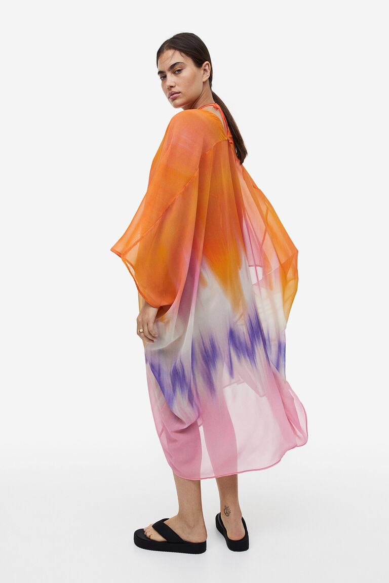 Chiffon beach kaftan