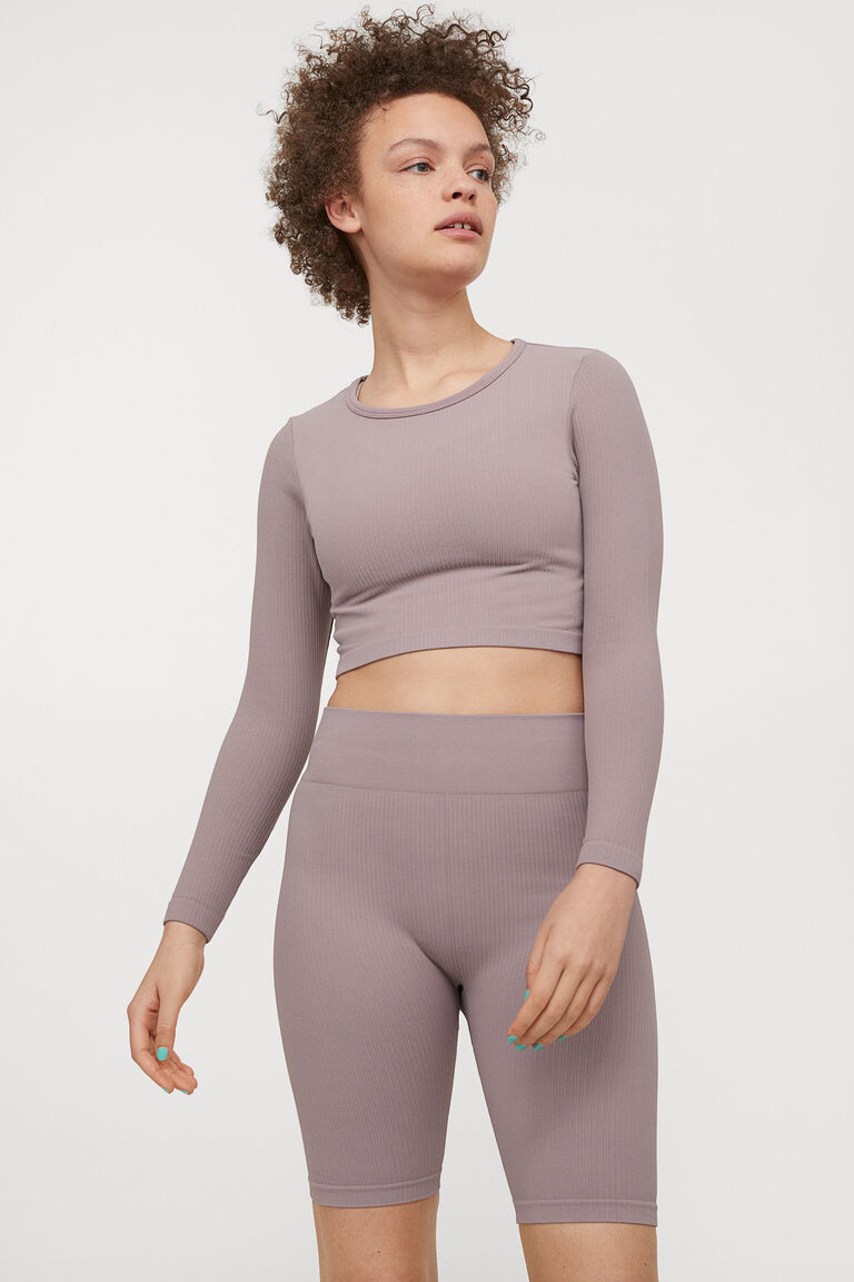 Seamless biker shorts