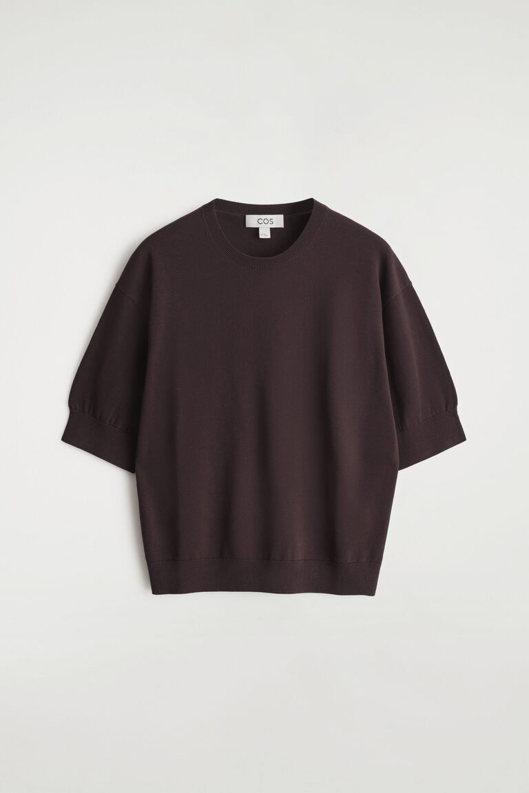 KNITTED COTTON T-SHIRT
