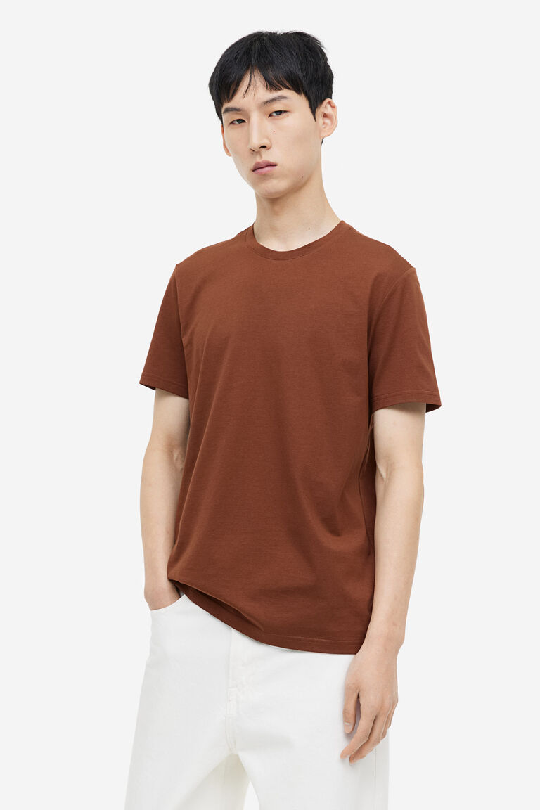 Slim Fit Pima cotton T-shirt