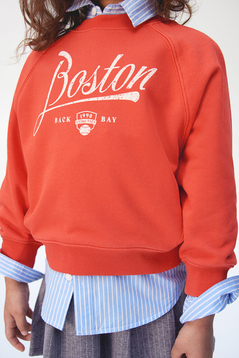 Crew-neck sweatshirt