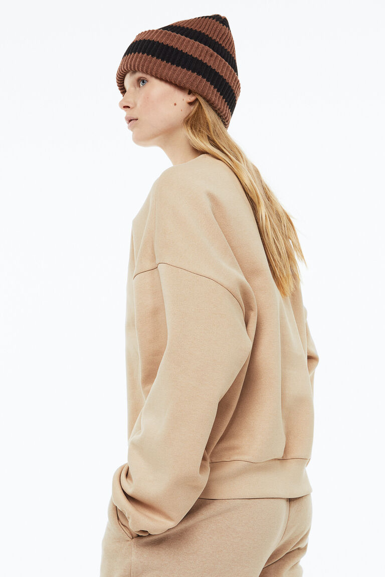 Oversized Sweatshirt - Silver