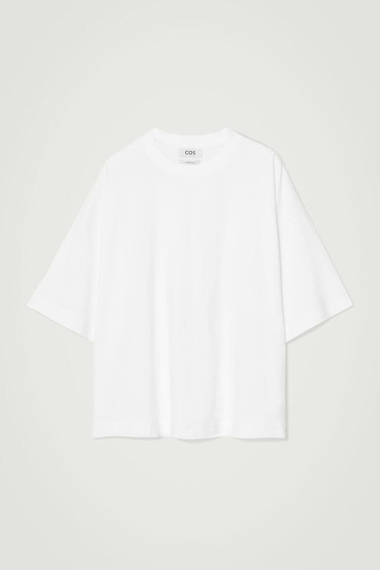OVERSIZED EXTRA-WIDE COTTON T-SHIRT