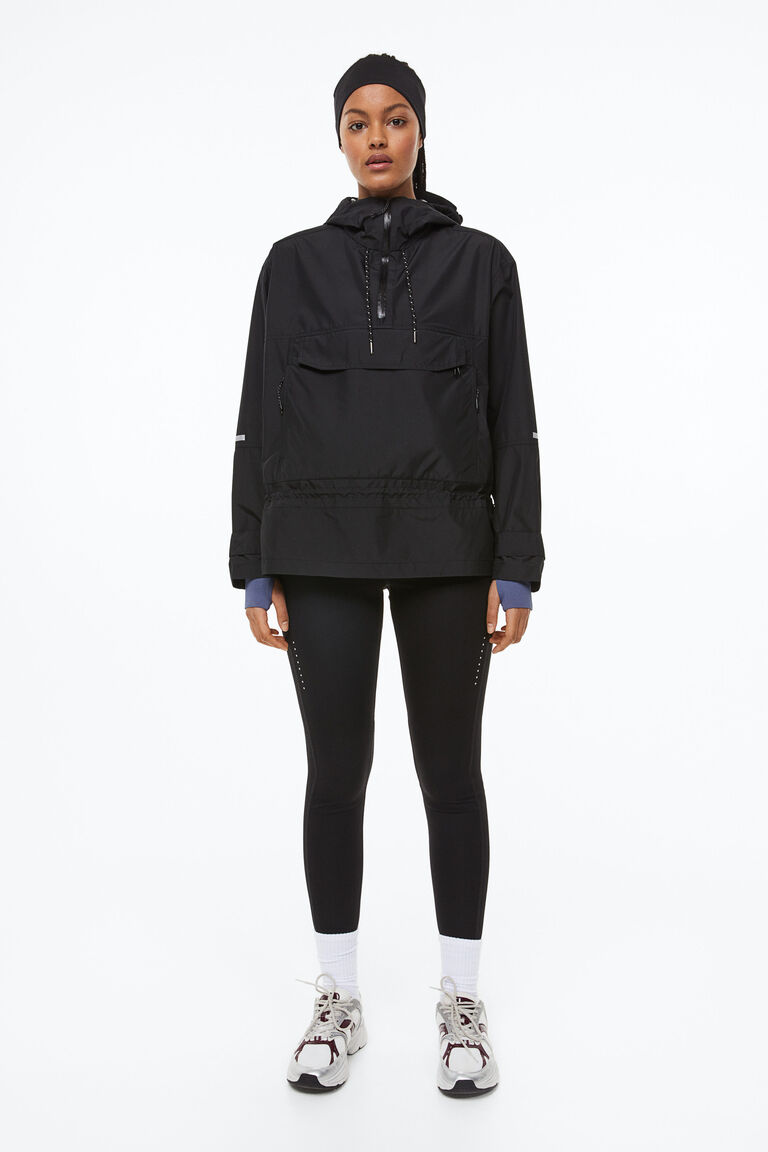 Waterrepellent popover jacket