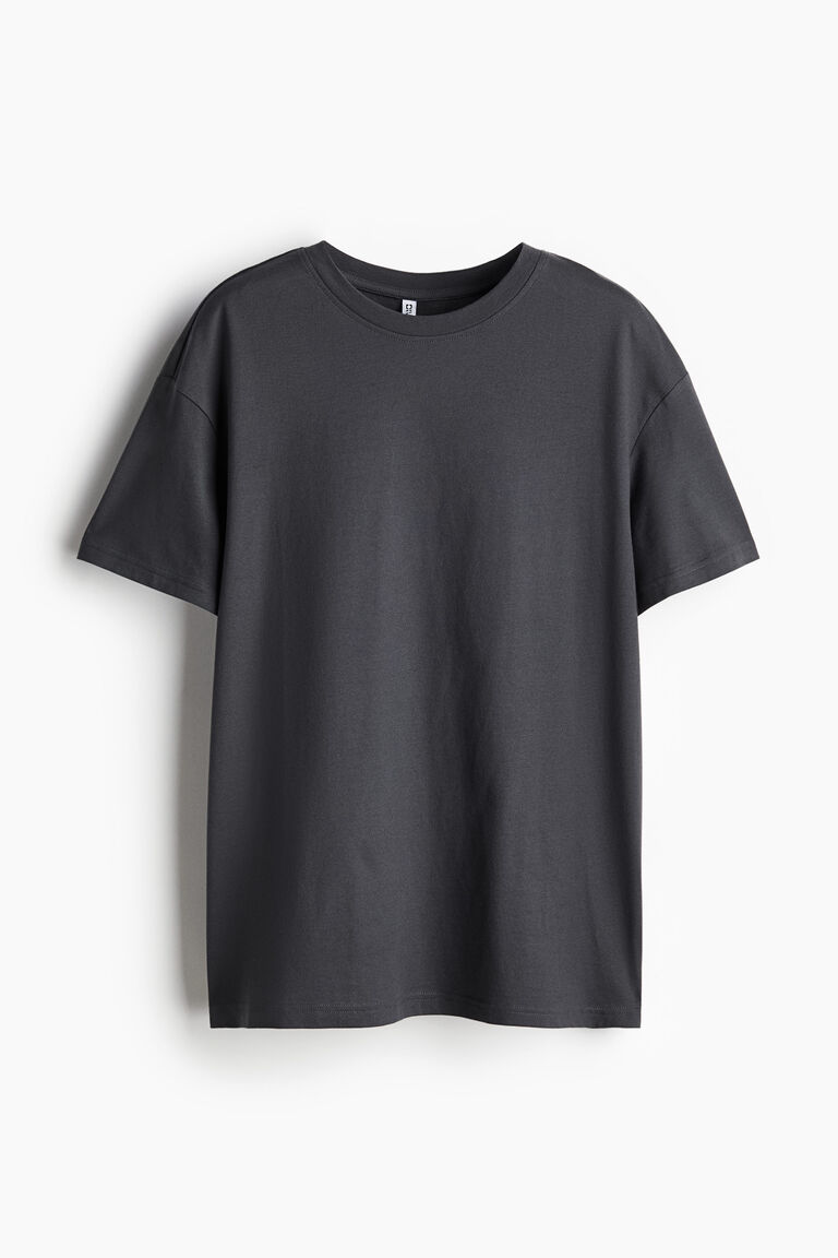 Oversized T Uniqlo Gray Shirt Unisex Uniqlo U AIRism Cotton - Main Image