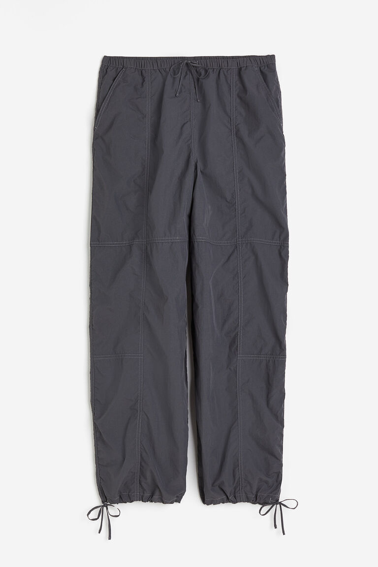 Nylon parachute trousers