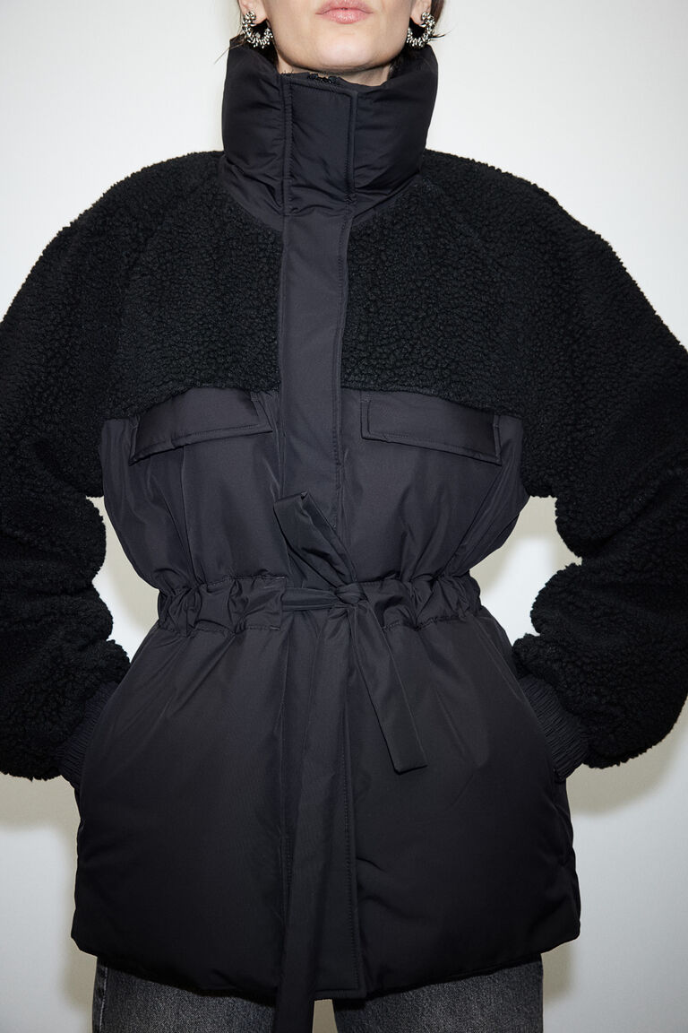 Padded teddy jacket