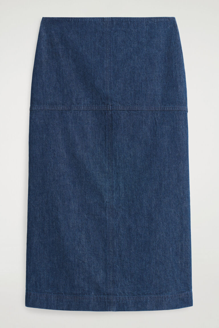 DENIM PENCIL SKIRT