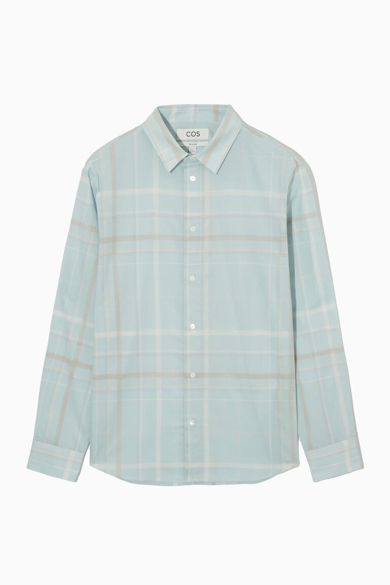 WINDOWPANE-CHECKED SHIRT