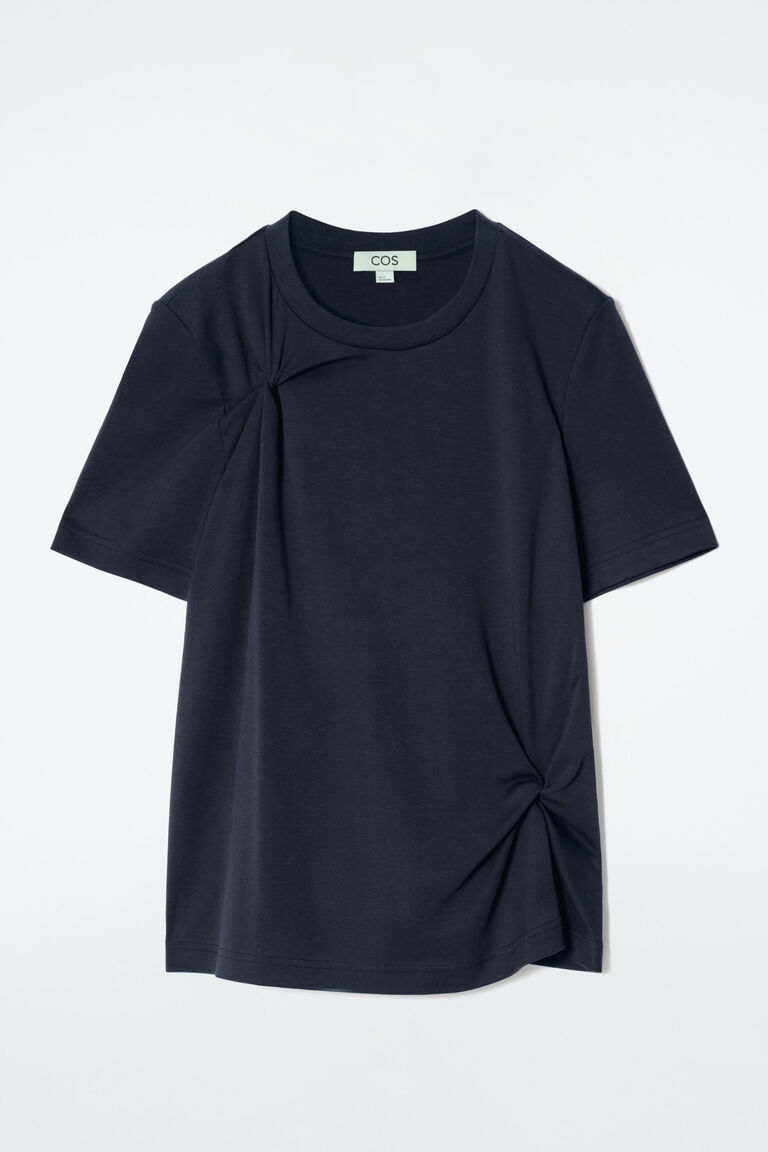 KNOT-DETAIL T-SHIRT