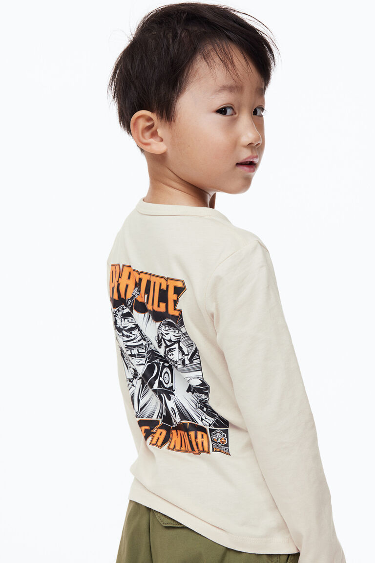 m　グッズ Oversized Printed Sweatshirt - Black/LEGO Ninjago - Kids