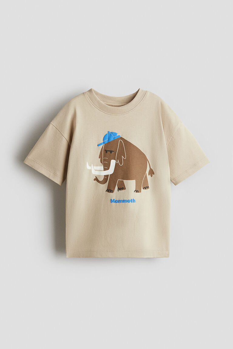 Loose-fit printed T-shirt