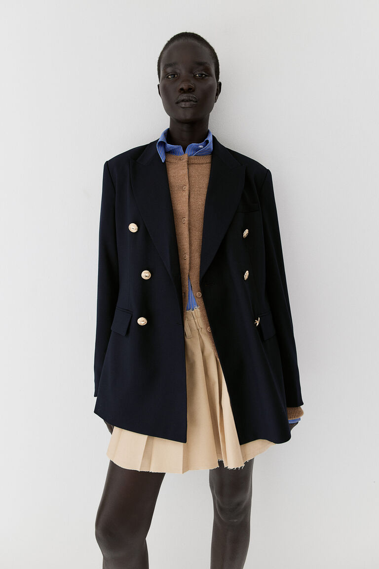 Double-breasted blazer