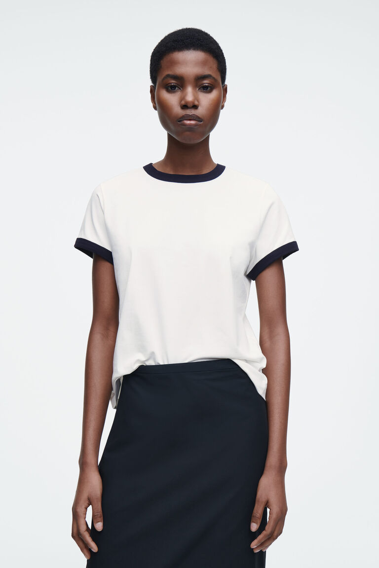 SHRUNKEN RINGER T-SHIRT