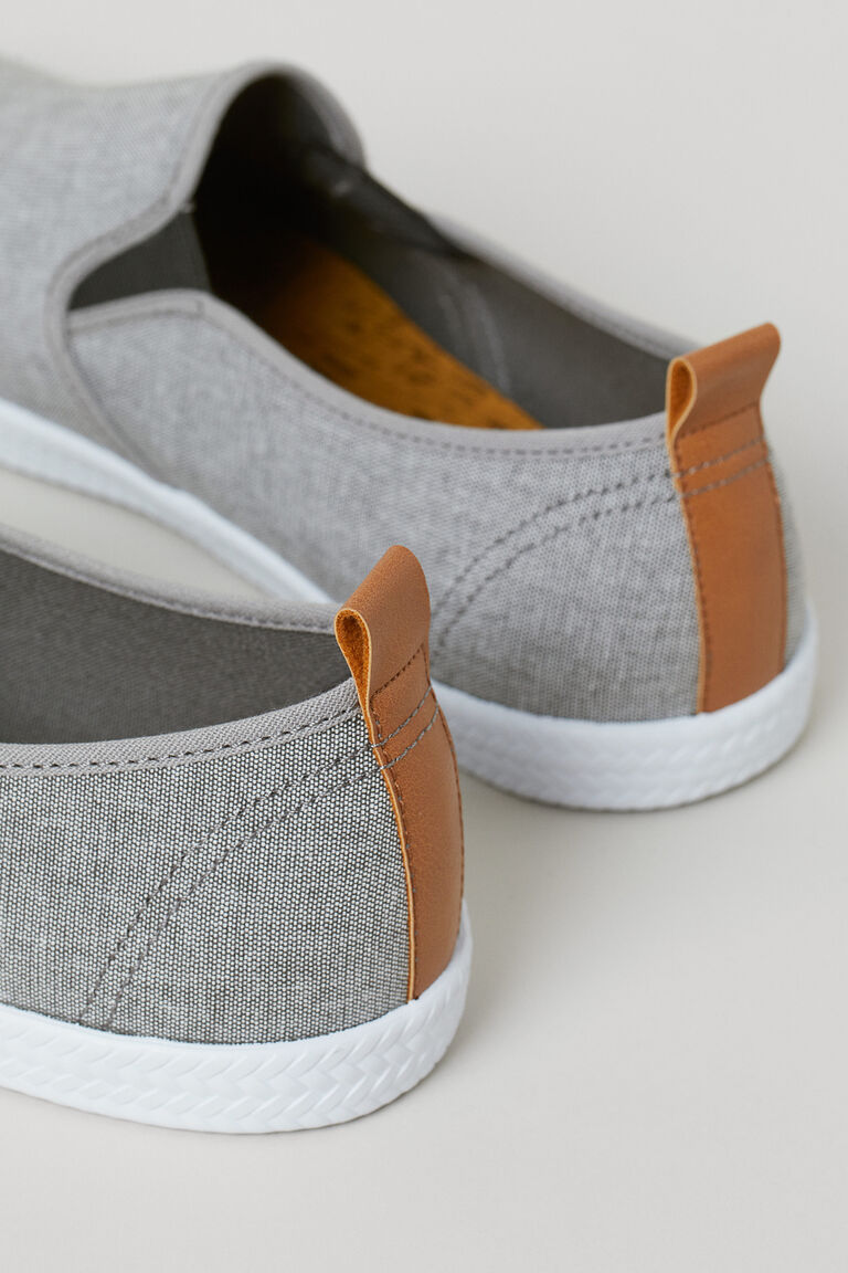 grey marl trainers