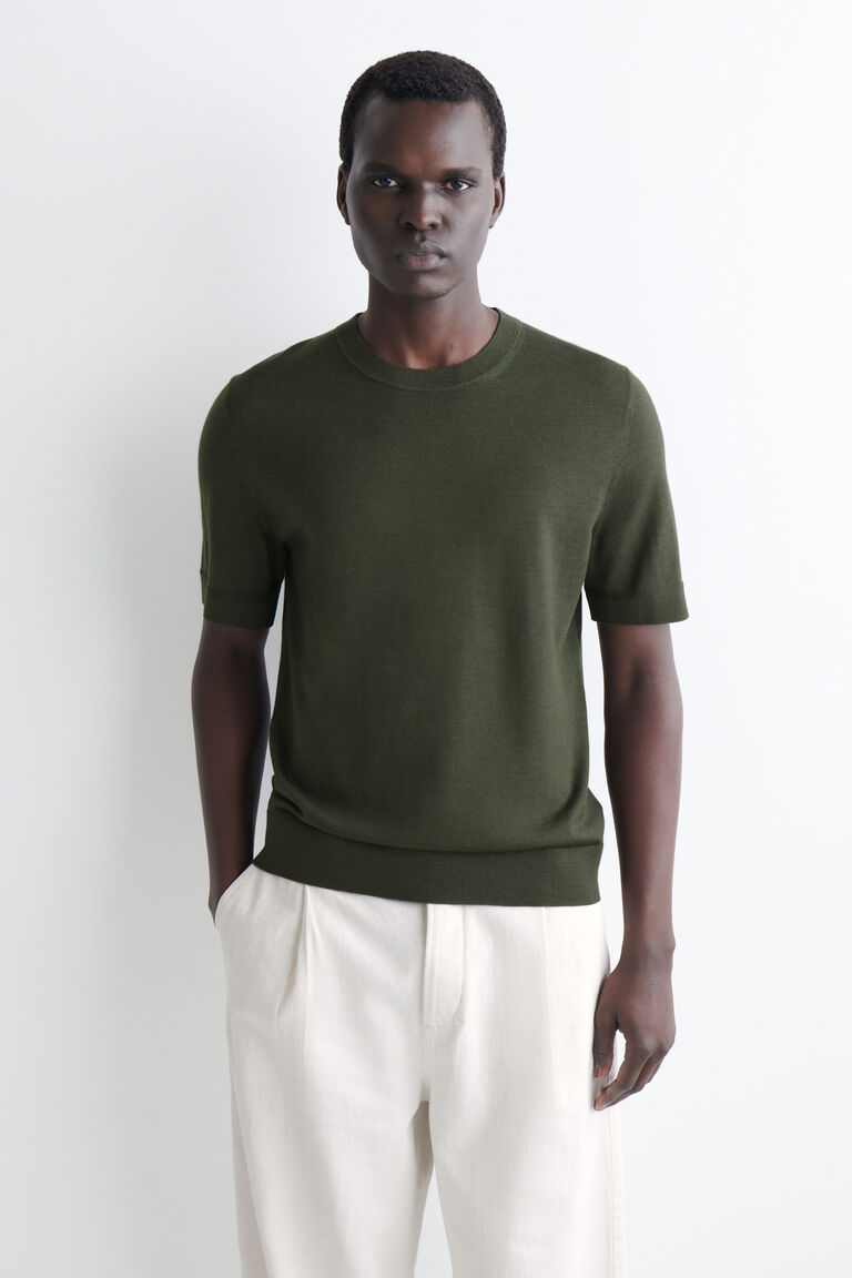 SLIM MERINO WOOL T-SHIRT