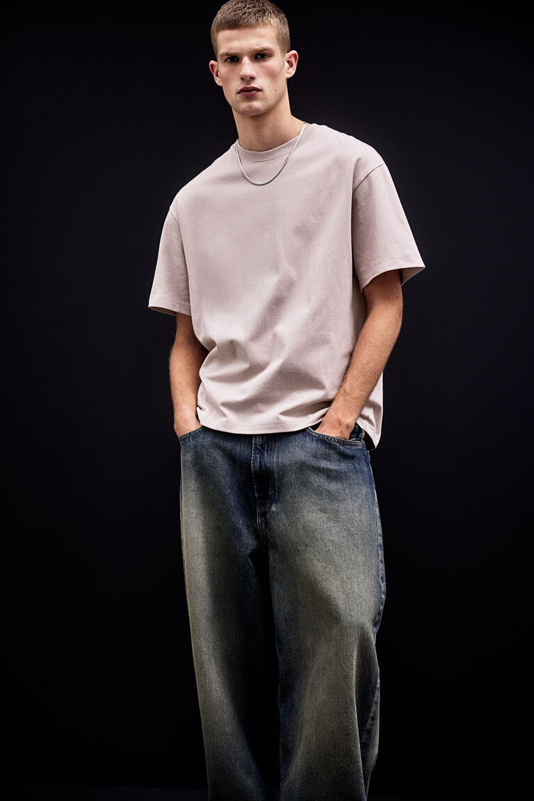 【RECTO】 MENS CASHMERE BLEND LOOSE FIT T-SHIRT RECTO - Official Website