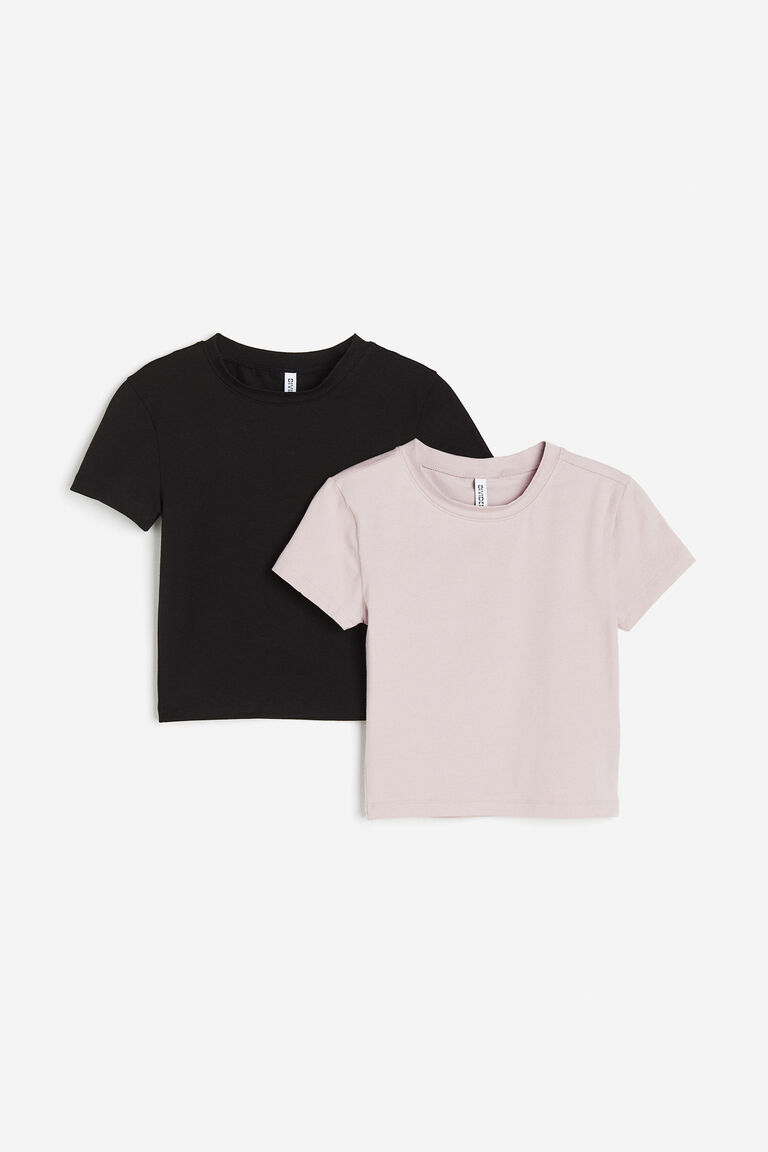 Torey Cropped T Shirt W Print T Shirt Female 2