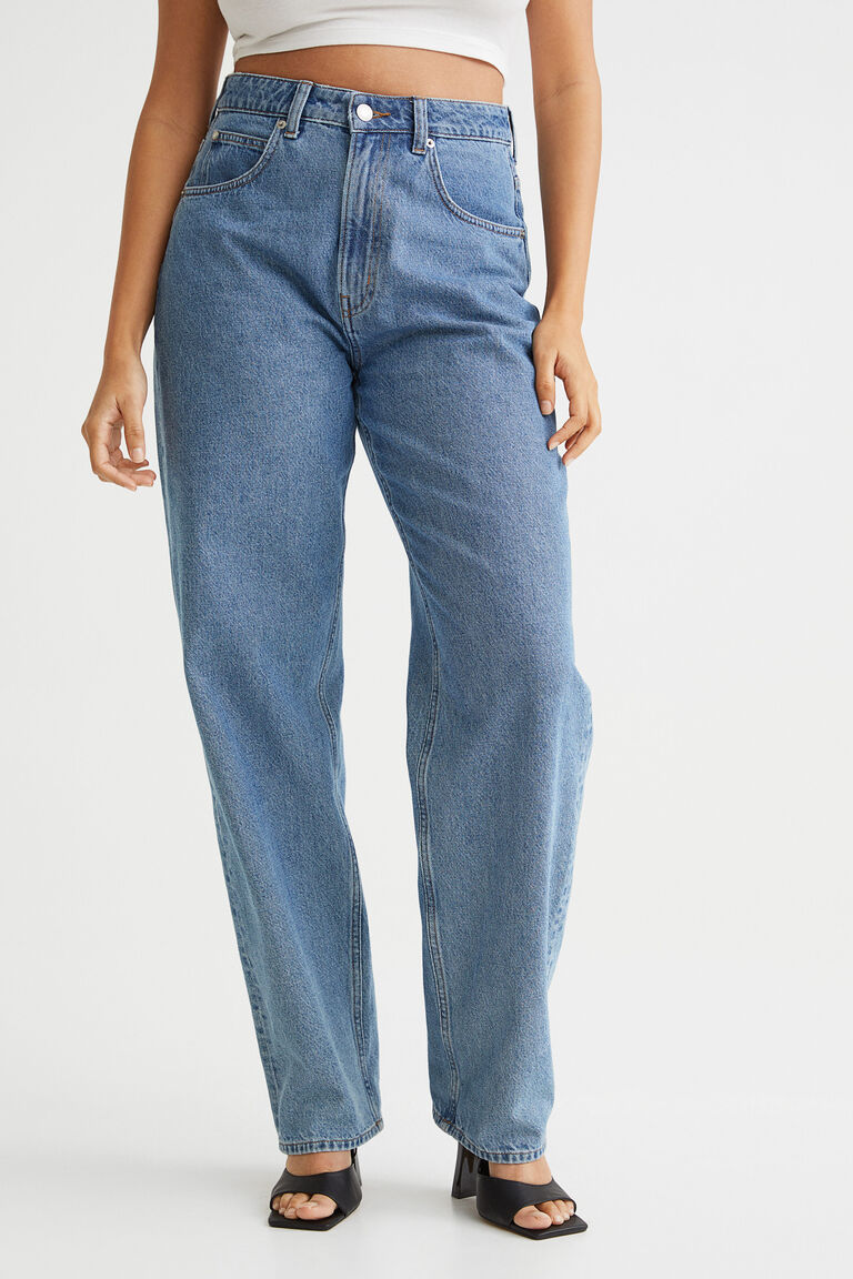 baggy high waisted jeans