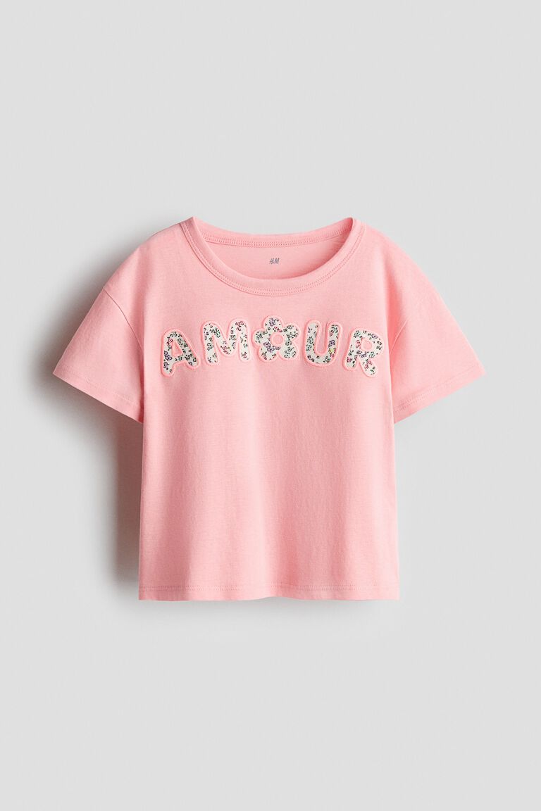 Motif-detail T-shirt