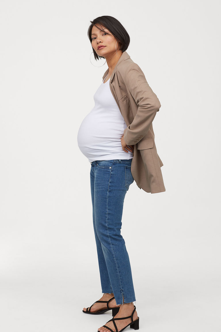 h&m mama straight jeans