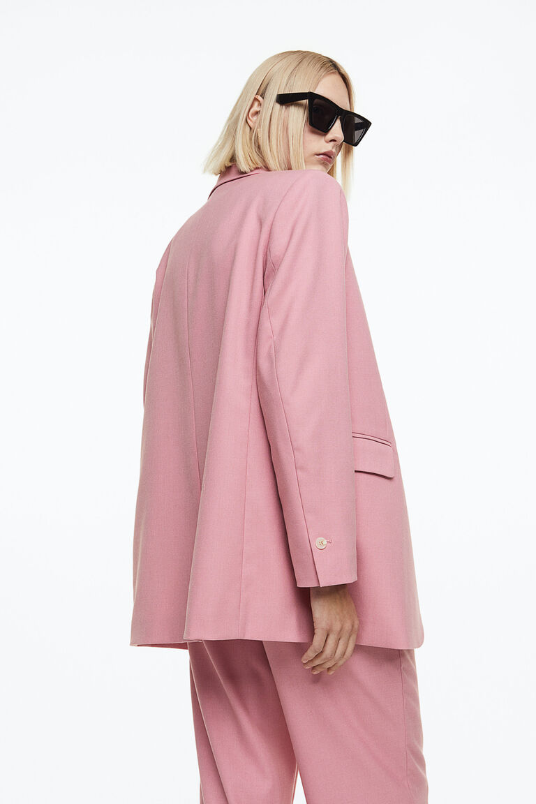Pink Single Breasted Blazer main image 0
