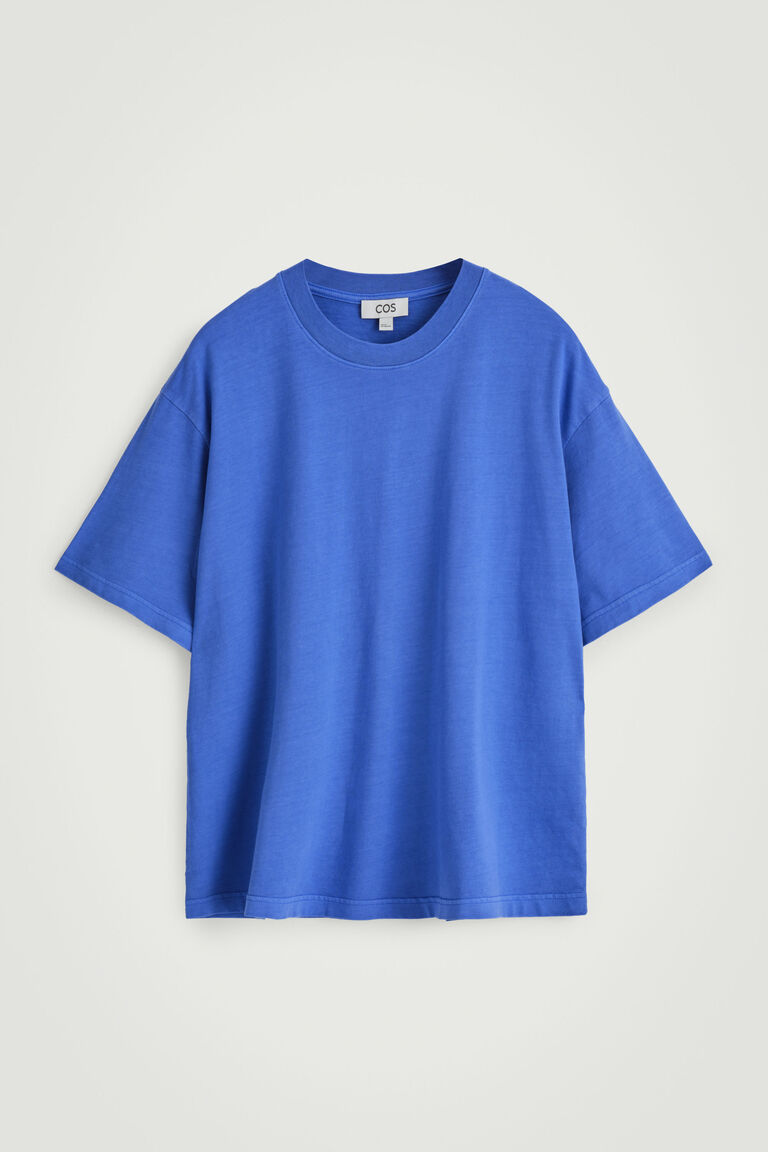 เสื้อยืดแขนสั้น ผ้าฝ้ายเนื้อเบา ทรงหลวม