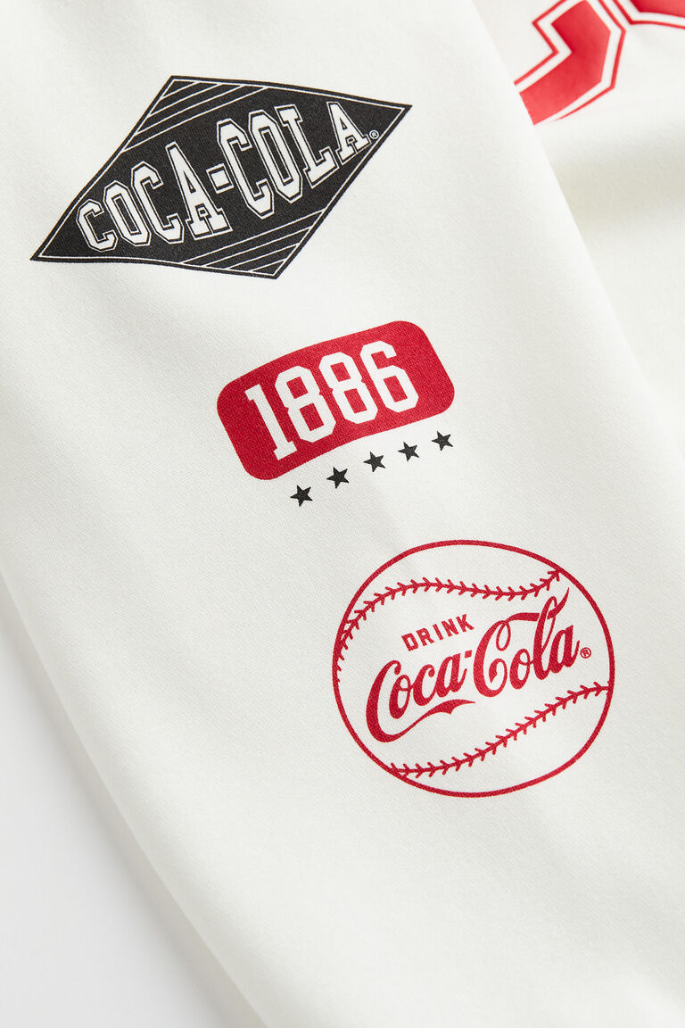 Oversized printed hoodie