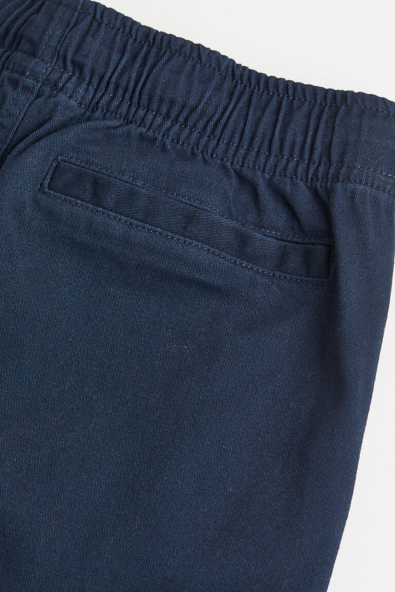 Cotton twill joggers