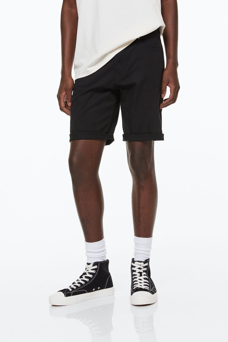 Twill Slouch Shorts Slate main image 1