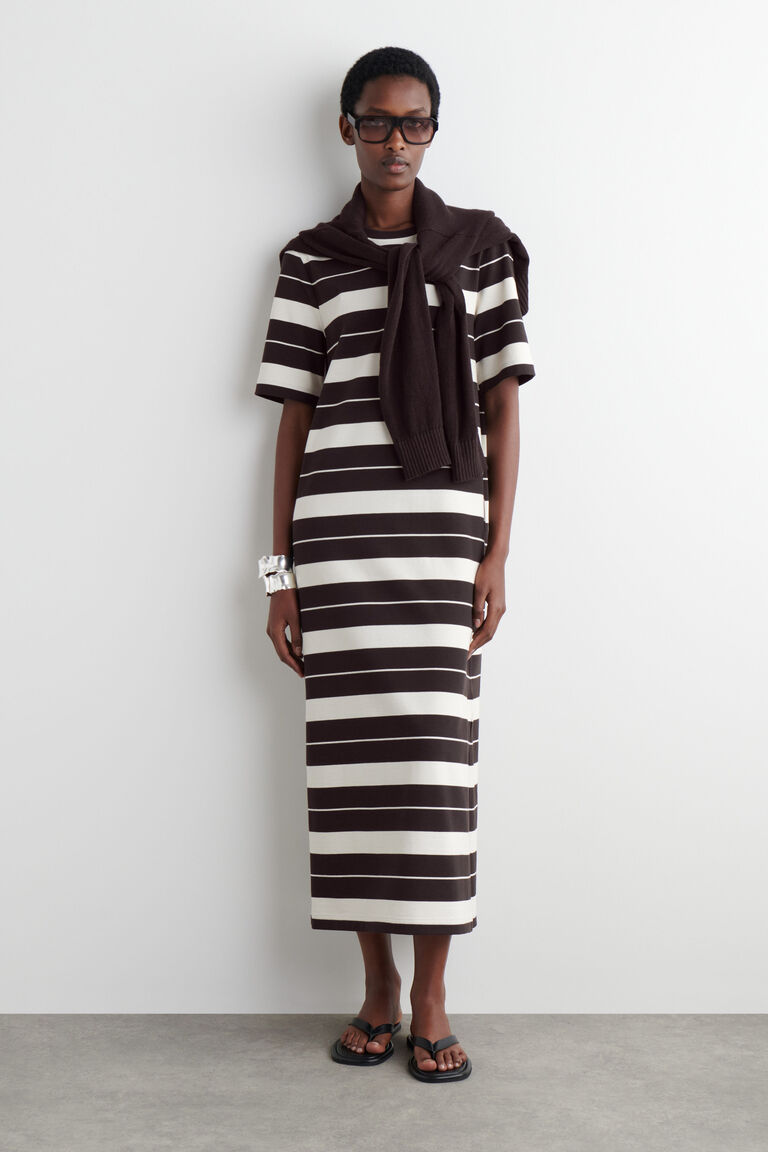 COTTON MIDI T-SHIRT DRESS