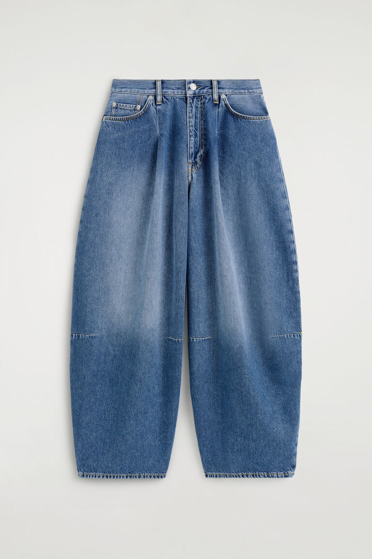 TWINE BARREL-LEG JEANS