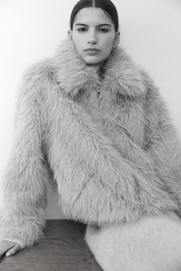 Fluffy jacket