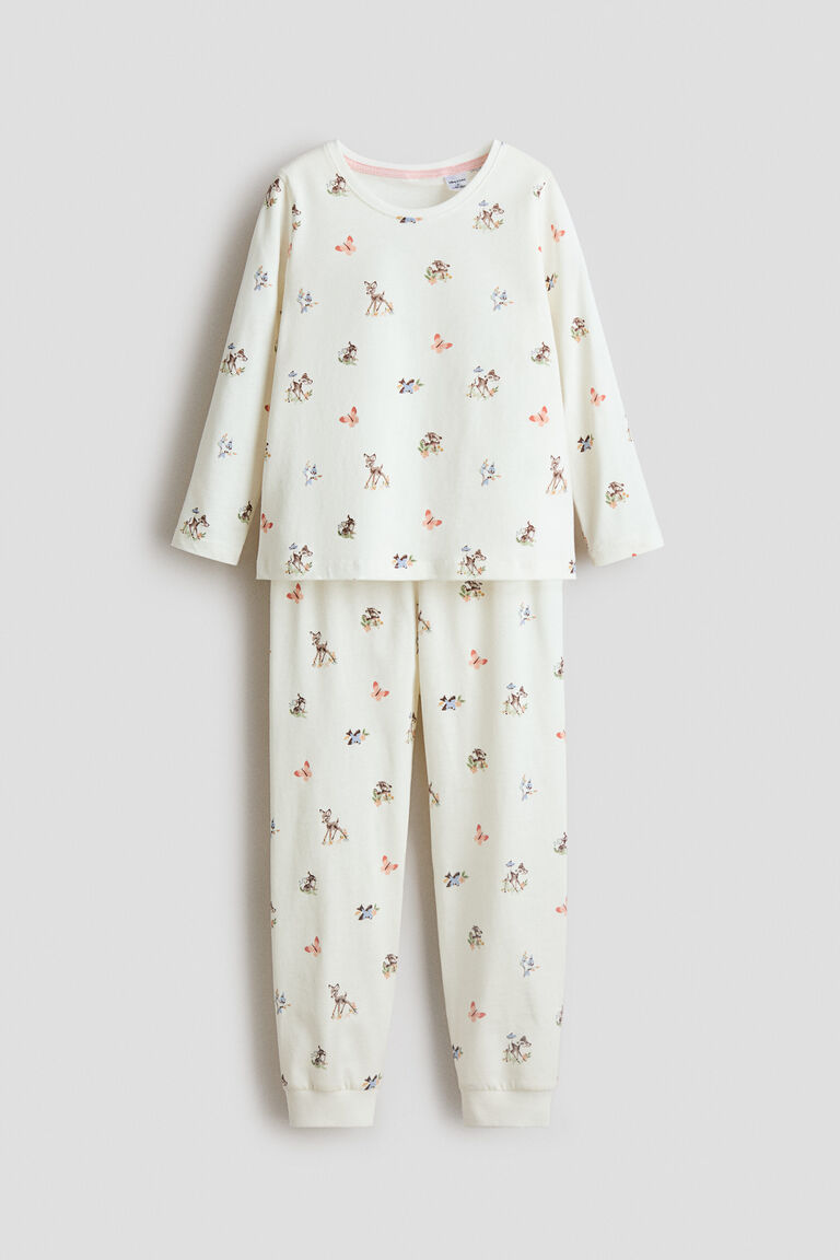 Printed cotton pyjamas
