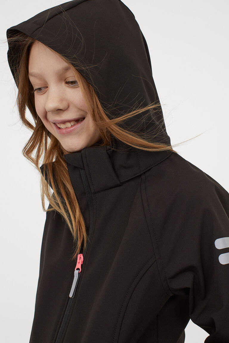 Waterrepellent shell jacket