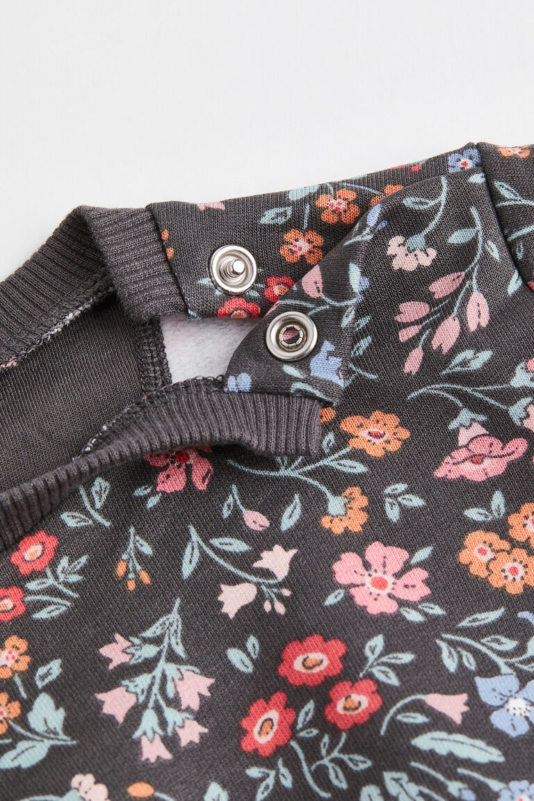 Sweatshirt romper suit