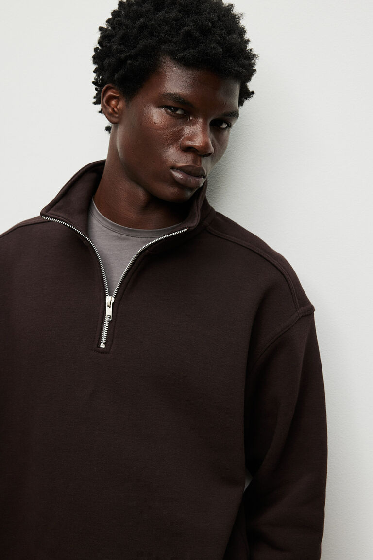 Loose Fit Zip-top sweatshirt