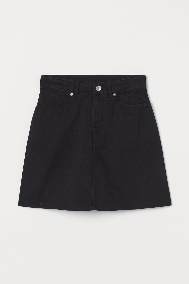 black a line skirt